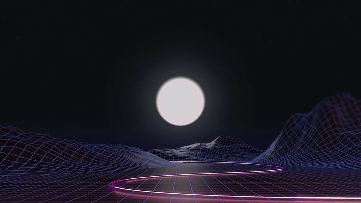 The sun, Music, Neon, Star, Background, Electronic, Synthpop, HD wallpaper