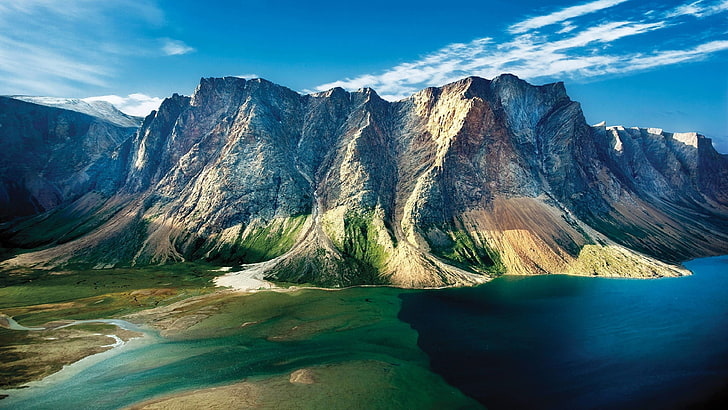 crater lake, labrador peninsula, newfoundland, newfoundland and labrador, HD wallpaper