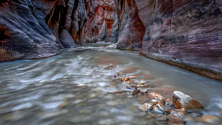 Zion National Park, Near Springdale, Utah Canyon Is Part Of The North Fork Of The Virgin River Hd Wallpaper 2560×1440
