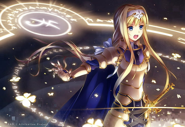 Alice Synthesis Thirty, anime, Anime Girls, sword, Sword Art Online