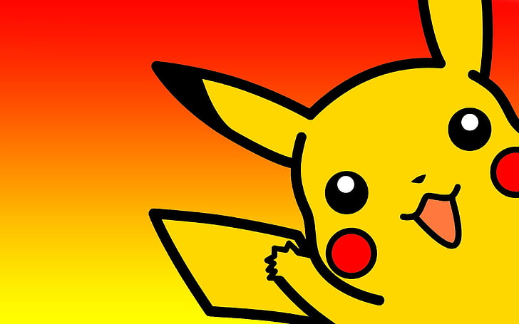 HD wallpaper: Pikachu, Pokémon, communication, yellow, sign, red, people,  cartoon | Wallpaper Flare