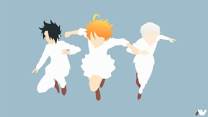 Hd Wallpaper The Promised Neverland Norman The Promised Neverland Emma The Promised Neverland Wallpaper Flare