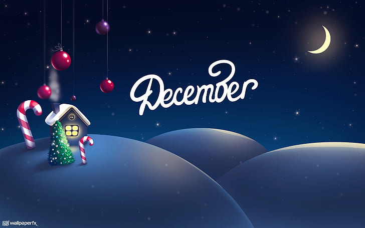 December The Christmas Month, december wallpaper, HD wallpaper