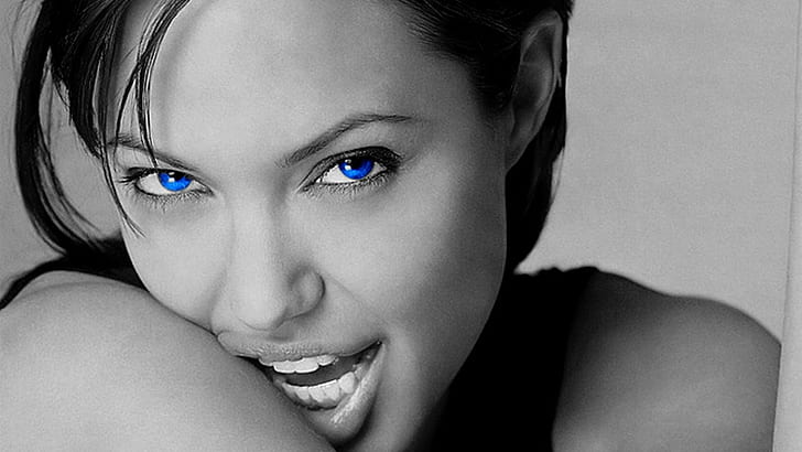 Angelina Jolie Smile, celebrity, movies, celebrities, actress, HD wallpaper
