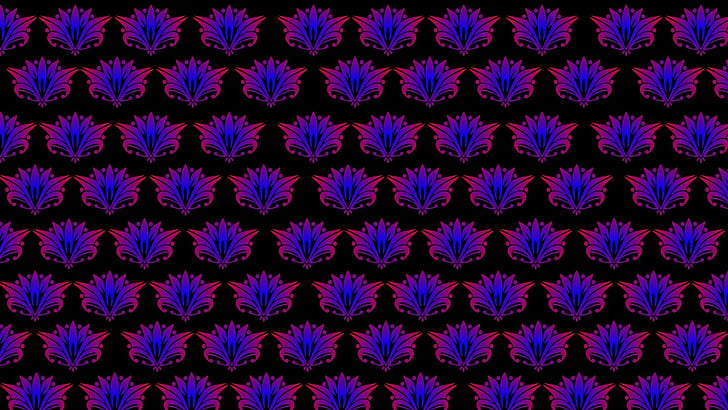 pattern, black, blue, red, texture, HD wallpaper
