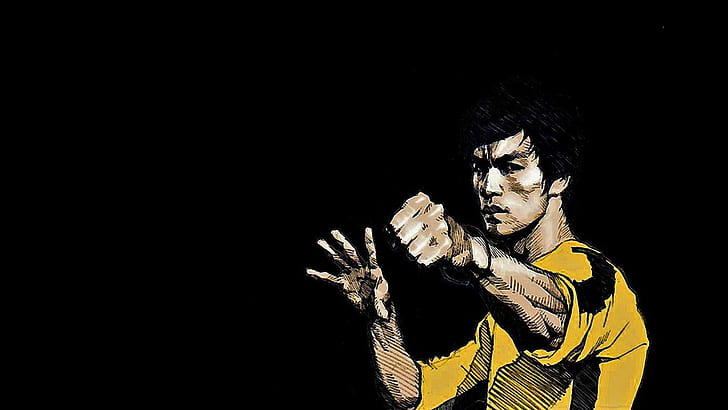 Male Celebrities Bruce Lee, HD wallpaper