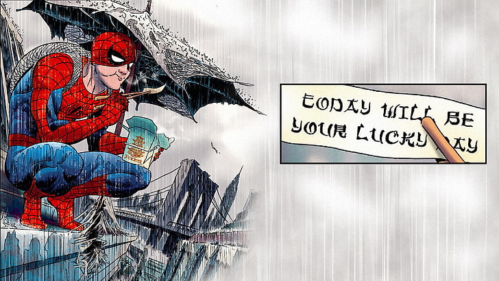 Marvel Spider-Man wallpaper, communication, text, sign, western script, HD wallpaper