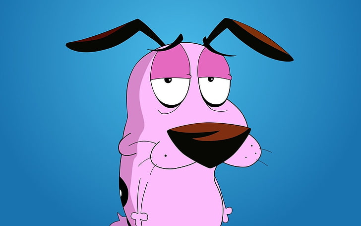 cartoons dogs courage the cowardly dog 1680x1050  Animals Dogs HD Art