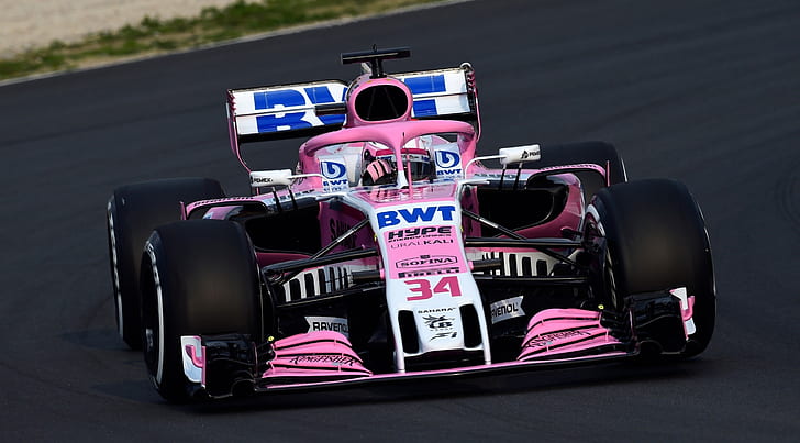 Force India F1 2018, Sports, Formula 1, formulaone, HD wallpaper