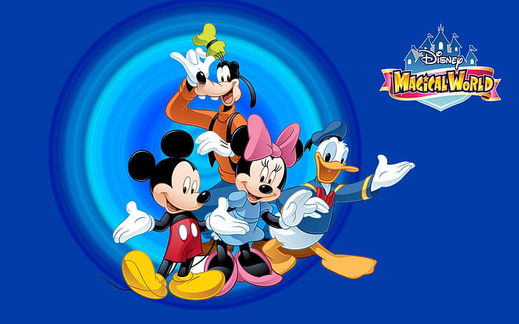 HD wallpaper: Disney Magical World Mickey Mouse Cartoon Hd Wallpaper  1920×1200 | Wallpaper Flare