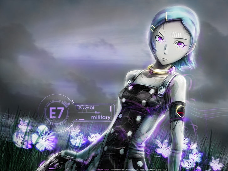 Eureka Seven, Eureka (character), anime girls, futuristic, human representation