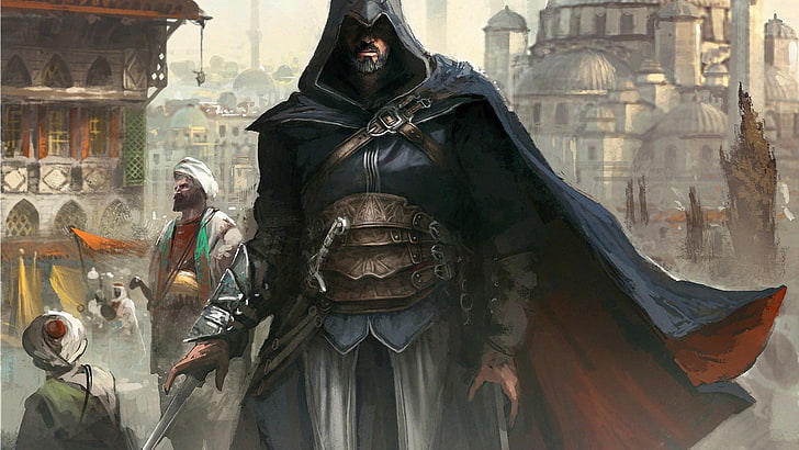 Assassin's Creed wallpaper, Ezio Auditore da Firenze, architecture, HD wallpaper