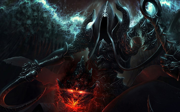 DOTA 2 Abaddon digital wallpaper, Diablo, Diablo III, fantasy art