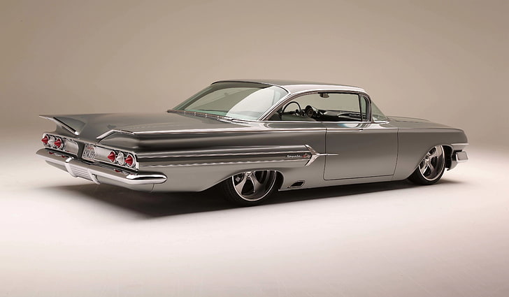 1960, auto, automobile, car, chevrolet, custom, hot, hotrod, HD wallpaper