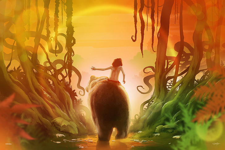 320x568px | free download | HD wallpaper: Jungle Book, Mowgli, Baloo |  Wallpaper Flare