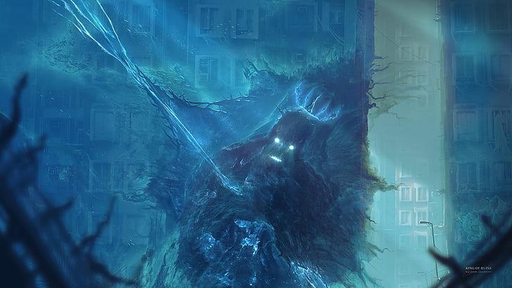HD wallpaper: Specter Ghost Blue HD, fantasy | Wallpaper Flare