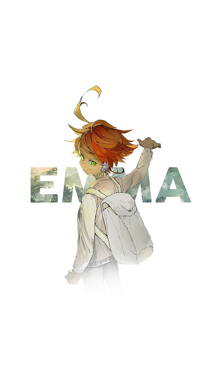 Emma (The Promised Neverland), Yakusoku no neverland, anime girls, HD wallpaper