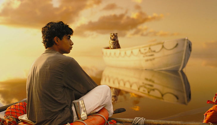 Movie, Life of Pi, one person, adult, men, sitting, waist up, HD wallpaper