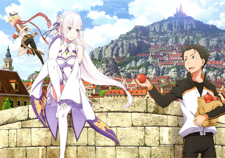 Anime, Re:ZERO -Starting Life in Another World-, Emilia (Re:ZERO), HD wallpaper