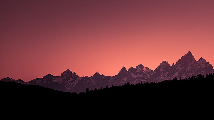 HD wallpaper: nature, hd, sunset, 4k, mountains | Wallpaper Flare