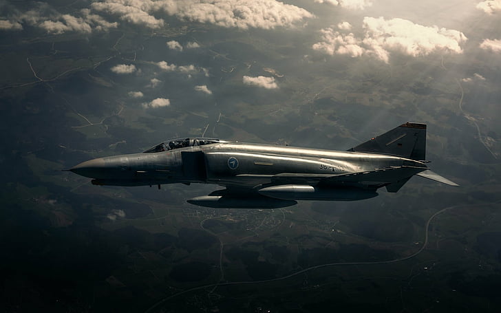 Jet Fighters, McDonnell Douglas F-4 Phantom II, Aircraft, Warplane, HD wallpaper