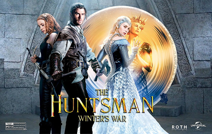 Movie, The Huntsman: Winter's War, Charlize Theron, Chris Hemsworth
