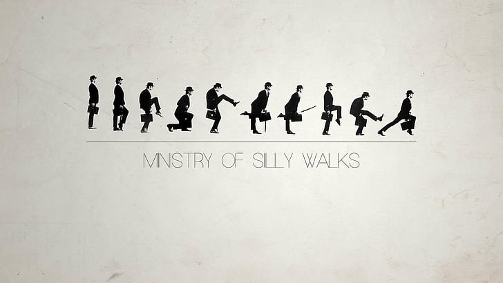 Ministry of Silly Walks HD, monstry of silly walks, john cleese, HD wallpaper