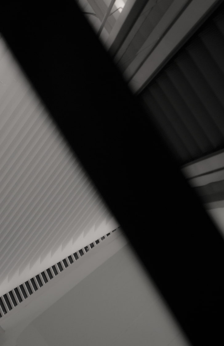 minimalism, white, black, monochrome, Architecture models, indoors, HD wallpaper
