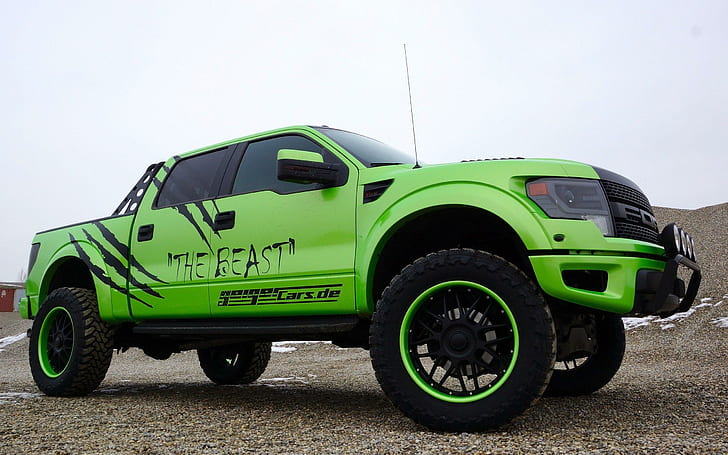 2014 Geigercars Ford 150 Svt Raptor Beast Pickup Muscle Tuning Hot Rod Rods Gd Wide, HD wallpaper
