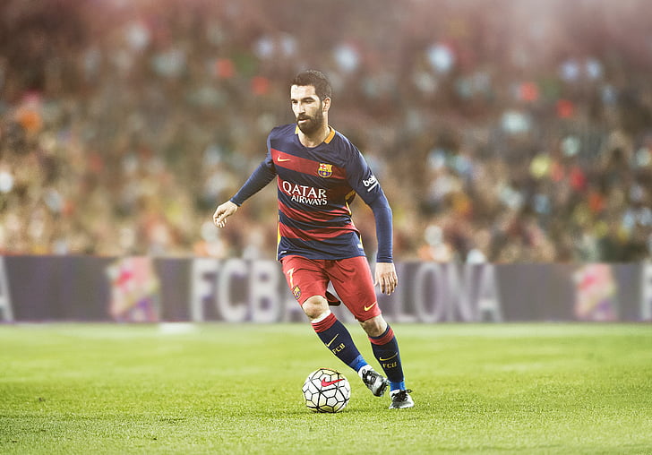 FC Barcelona player, Arda Turan, HD, HD wallpaper