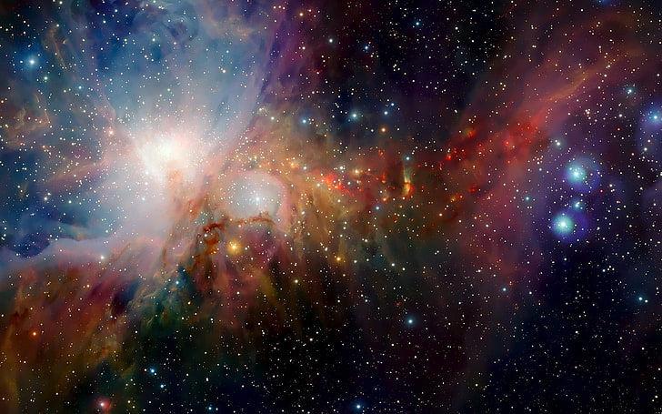 Horsehead Nebula, Lights, neon, space, stars, star - space