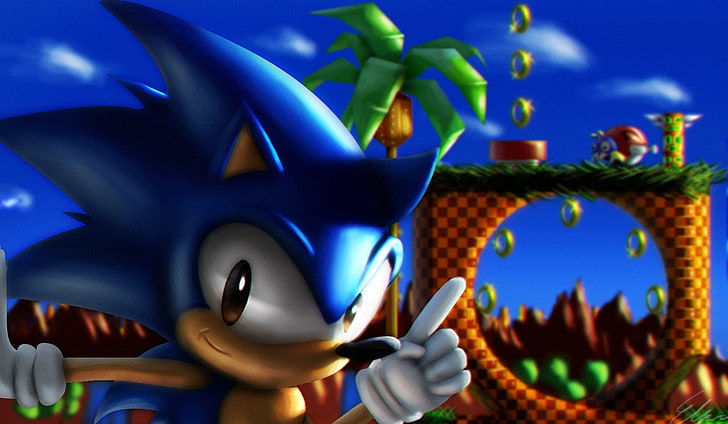 green sonic the hedgehog video games sega entertainment default sonic Video Games Sonic HD Art