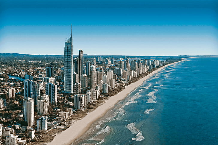 Gold Coast, australia, city, HD, 4k, HD wallpaper