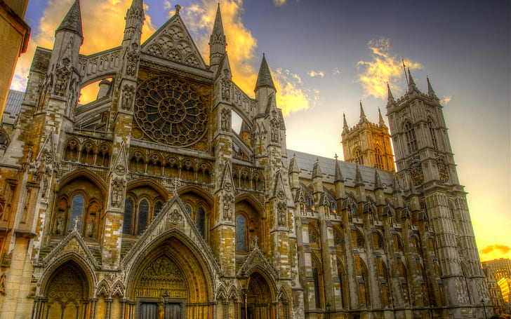 Buildings, Architecture, Cathedral, Church, Close-Up, HDR, London, HD wallpaper