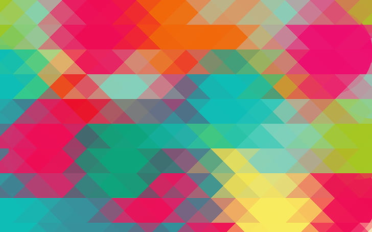 pattern, colorful, shapes, HD wallpaper
