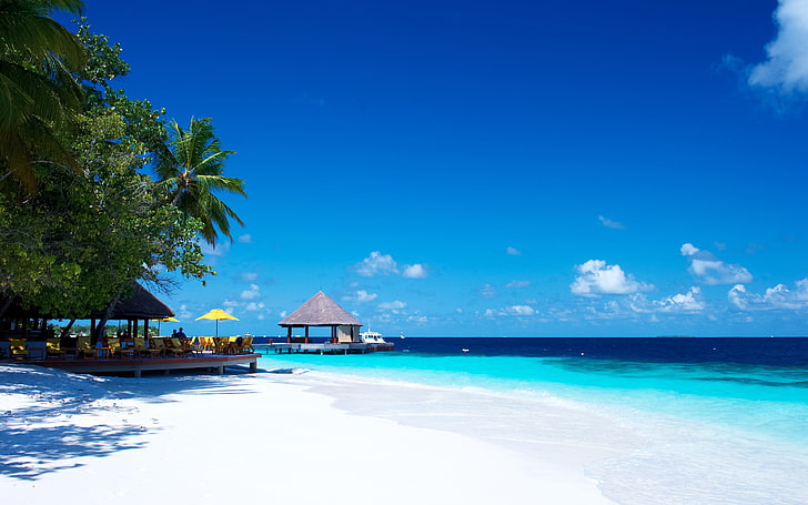 Island Resort In The Indian Ocean Angsana Ihuru Maldives Hd Wallpaper 3840×2400, HD wallpaper