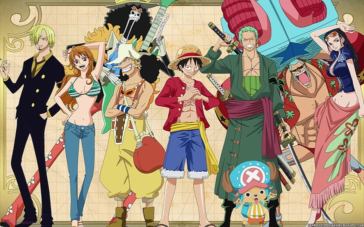 HD wallpaper anime one Piece straw Hat Pirate strawhat  Wallpaper Flare