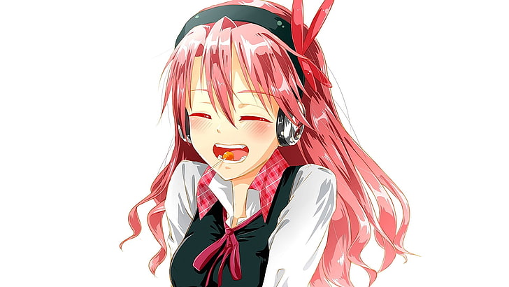  Fondo de pantalla HD Akame ga Kill !, sonriente, ojos cerrados, chicas anime, Chelsea