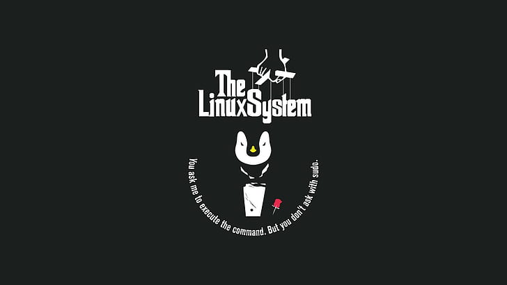 humor, Linux, The Godfather, Tux