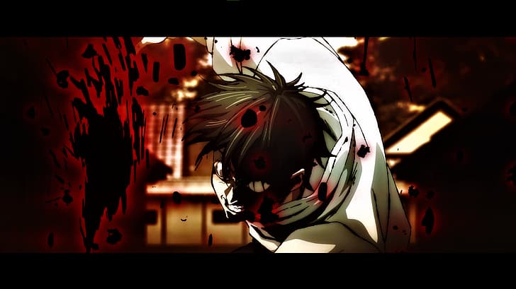 Jujutsu Kaisen, Yuta Okkotsu, uniform, red, angry, anime, Anime screenshot