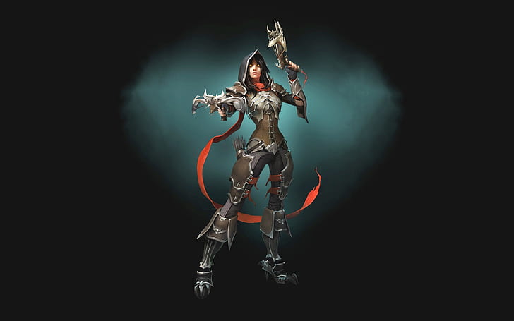 Demon Hunter Diablo 3, HD wallpaper