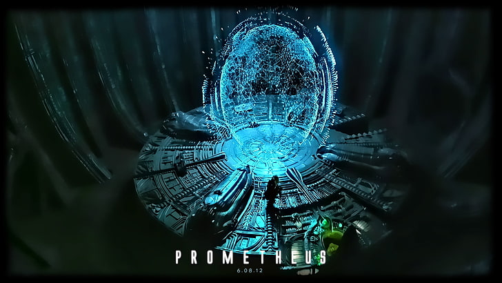 Prometheug digital wallpaper, movies, Prometheus (movie), auto post production filter