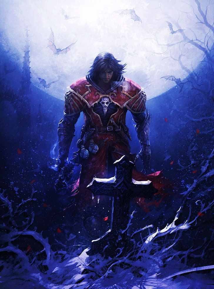 man in red suit digital wallaper, Castlevania: Lords of Shadow
