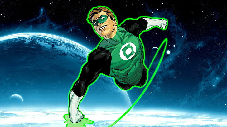 artwork, Green Lantern, HD wallpaper