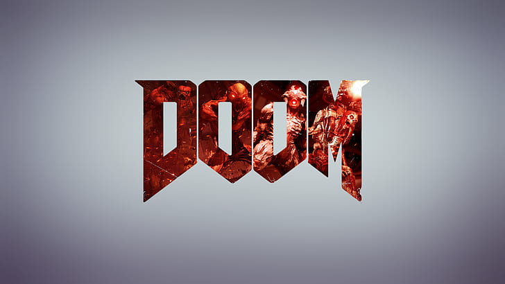 Doom, Doom (2016), Minimalist, HD wallpaper