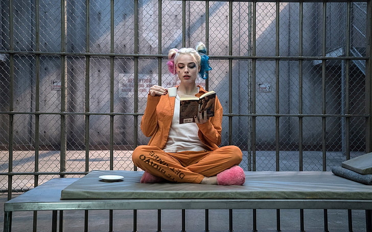 Suicide Squad Harley Quinn Margot Robbie movie still screenshot, HD wallpaper