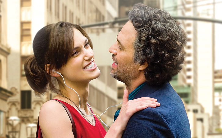 Keira Knightley, poster, Mark Ruffalo, Begin again, For once in your life