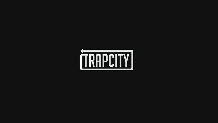 Trap Music, text, western script, communication, black background, HD wallpaper