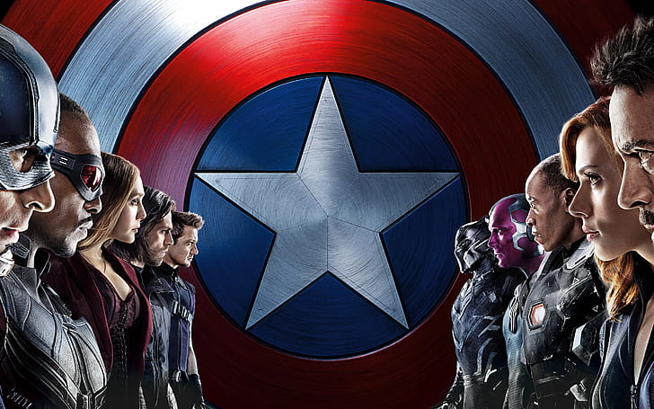 Captain America: Civil War 2016, Movie, Jeremy Renner, Scarlett Johansson, HD wallpaper