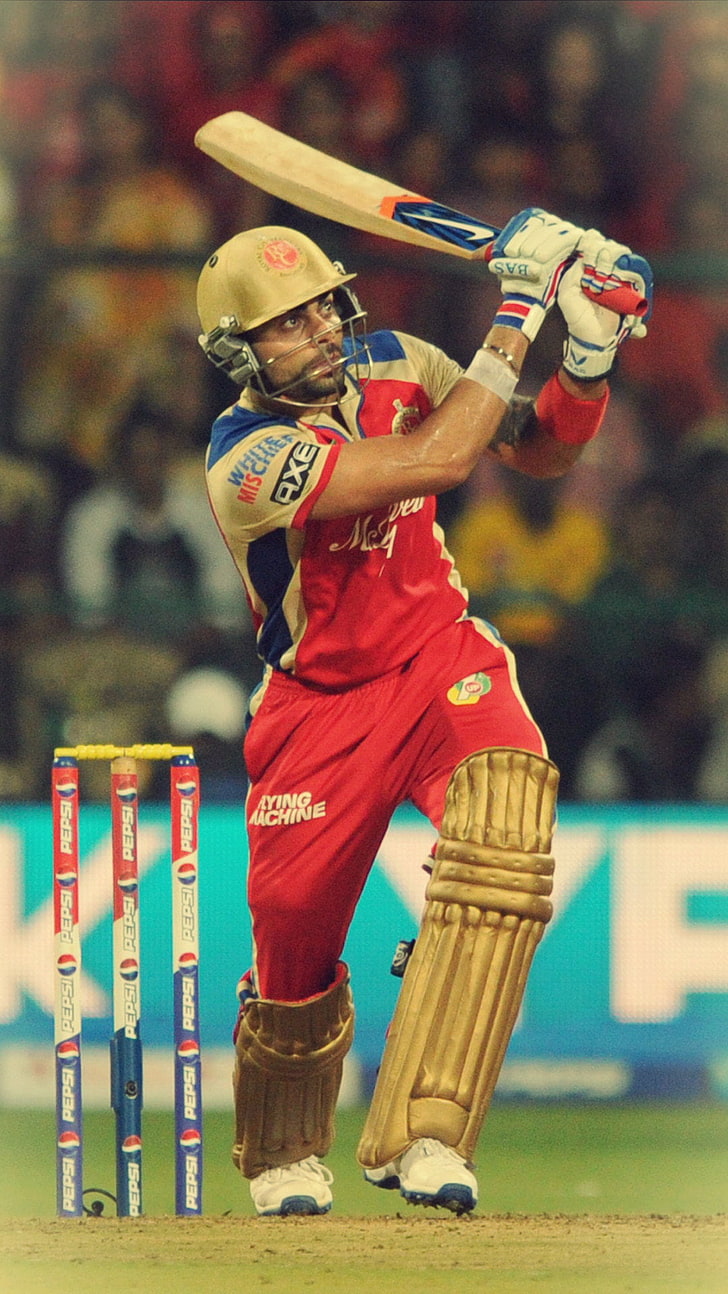 HD wallpaper: Virat Kohli Batting In IPL 2015, pair of brown batting pads,  Sports | Wallpaper Flare